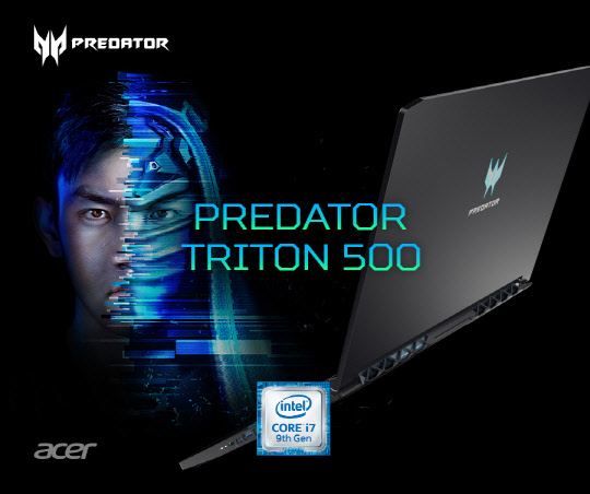 에이서는 24일 하이엔드급 게이밍 노트북인 '프레데터 트리톤 500'을 출시한다고 밝혔다. <에이서 제공>